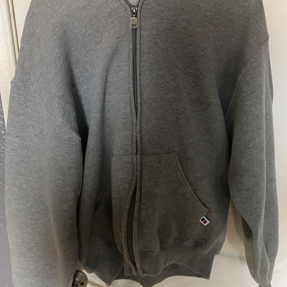 Vintage Russell zip- up hoodie